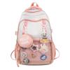 Schoolbag New Schoolbag Girls Large Capacity Burden Reduction Lightweight Middle School Students Junior High School Students Class Travel Backpack 
