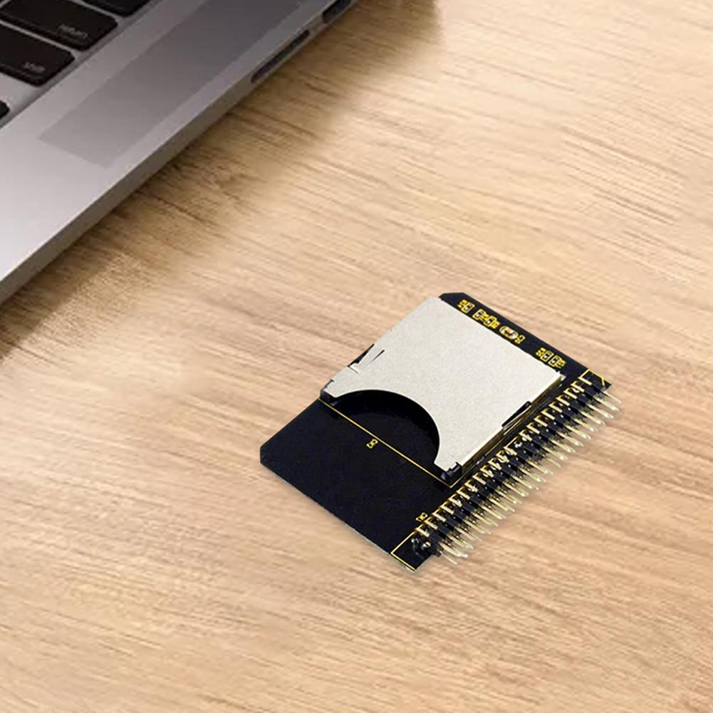 SD zu 2,5 Zoll IDE 44-Pin Transferkartenadapter IDE SD-Adapter SSD-Speicherkarte für Laptop-Tablet
