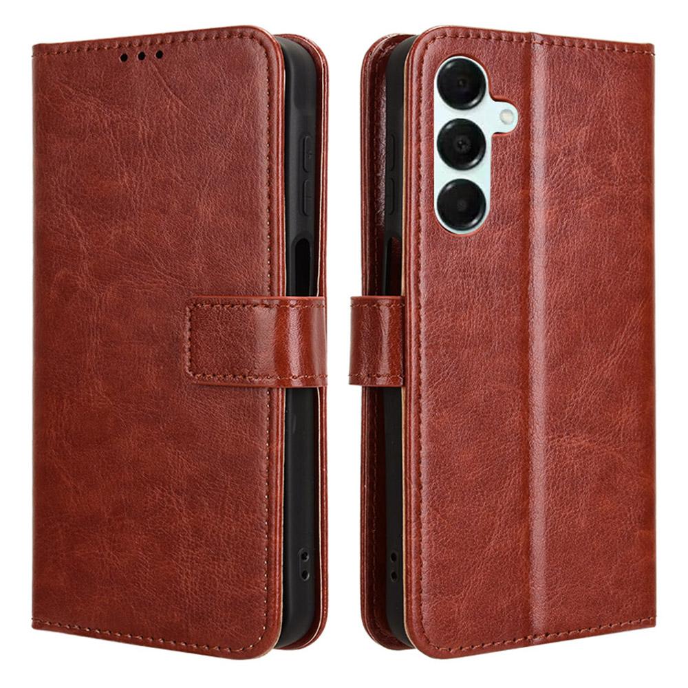 For Samsung Galaxy A16 5G/A16 4G Case Crazy Horse Texture PU Leather Phone Wallet Cover