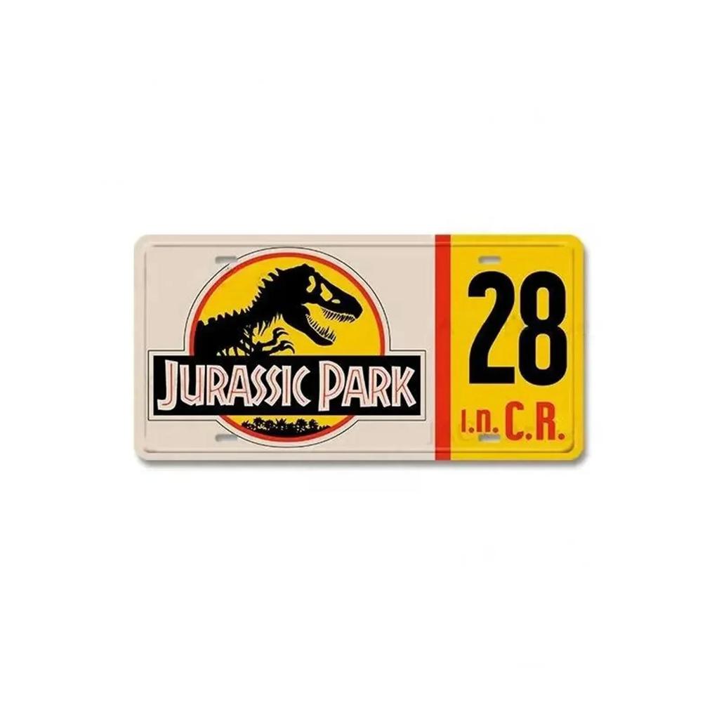 Vintage Jurassic Park Explorer Metal Signs Ideal for Garage Club Man Cave Bar Pub or Hotel Wall Decor for a Nostalgic Touch