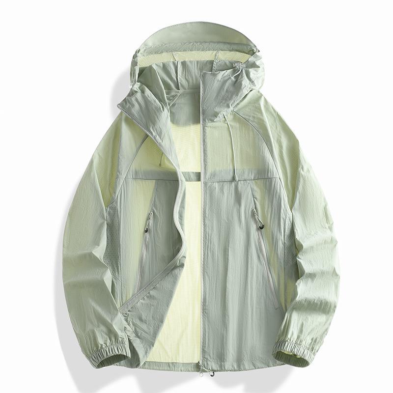 1011 New Sunscreen Clothes Women's UV Protection Loose Thin Huge Good-looking Coat Men's and Women's Sunscreen Tops