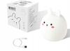 Soft rabbit lamp with remote control Silicone for children multicolor USB