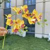 Phalaenopsis Artificial Flowers Fake Lifelike Mini Orchid Flower Stems for Wedding Event Home Decor