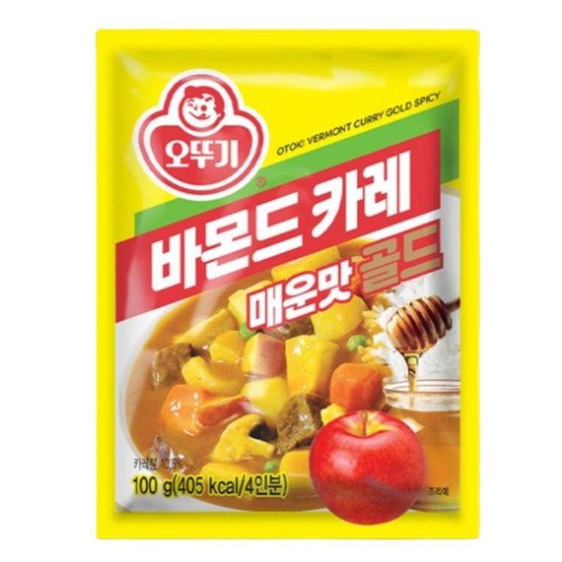 Otoki Vermont Curry Gold Hot Flavor Korean Spicy Curry Powder 100g, 1ea/3ea 1ea