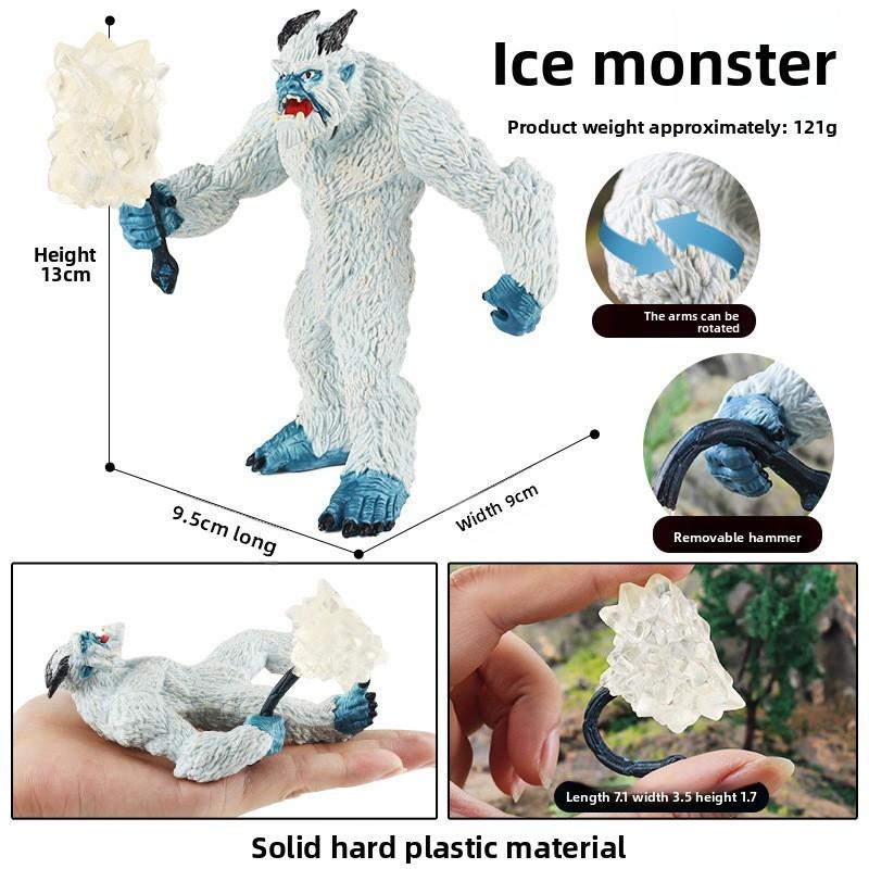 Combat Form Tree Demon Octopus Crab Monster Ice Bear Warcraft Model For Kids Collectible Display