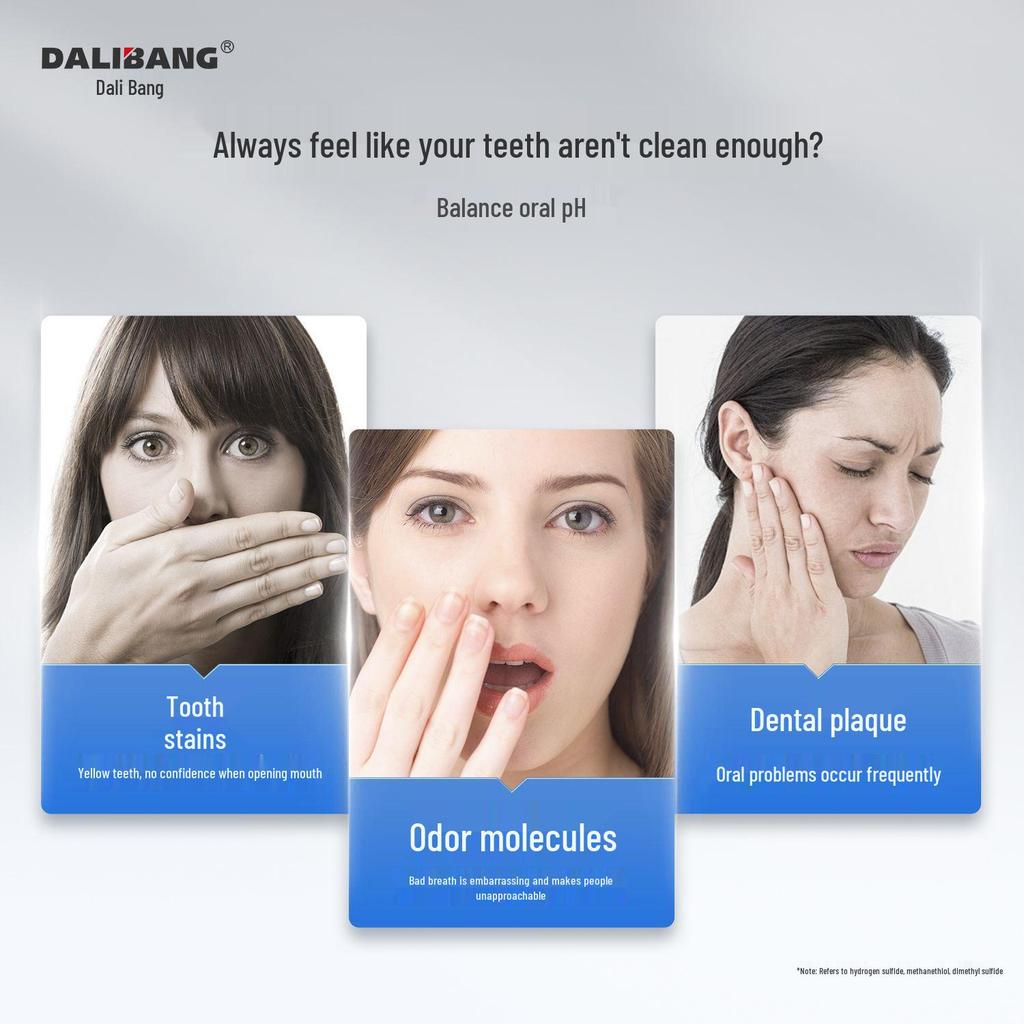 Dali Bang Bamboo Charcoal Whitening Mint Toothpaste for Stain Removal and Fresh Breath