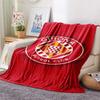Girona FC  FlAannel Blanket, High quality Comfortable for All Seasons, Home Decor, Warmth and Comfort