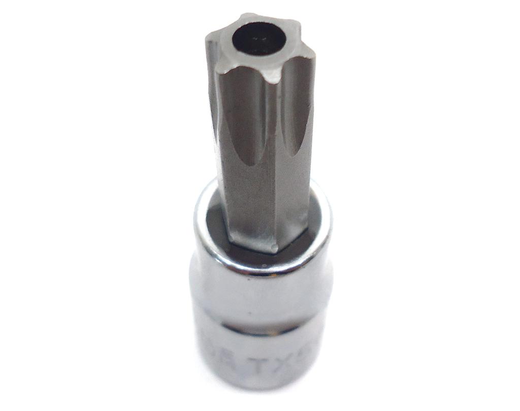 Tamper-proof Torx bit socket set. Includes male Torx TRX, star-shaped, flower-shaped, and holed Torx socket wrenches. Sizes: TH-10, TH-15, TH-20, TH-2