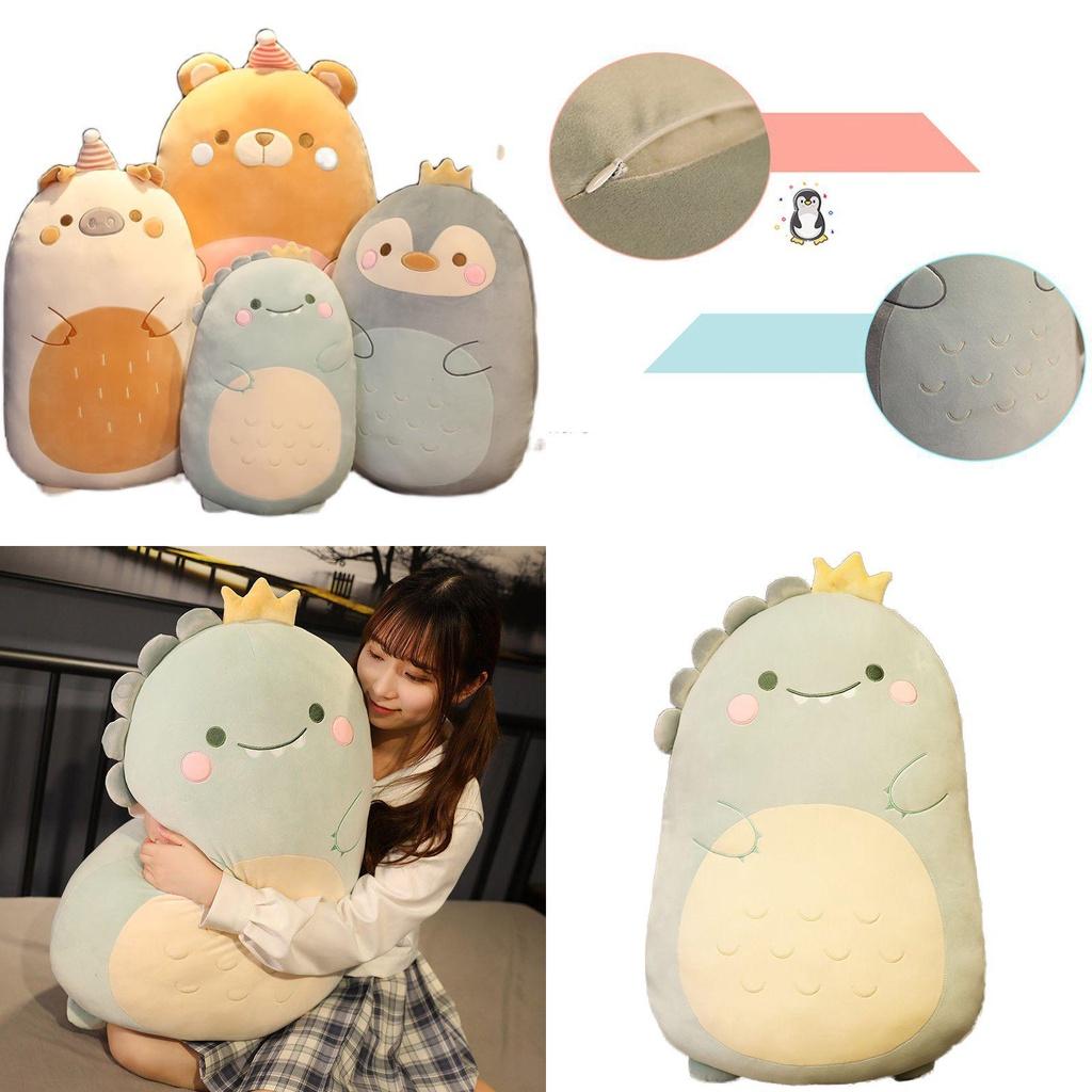 Adorable Dinosaur Plushie Bear And Penguin Plush Toy For Girls Soft And Safe Comfort