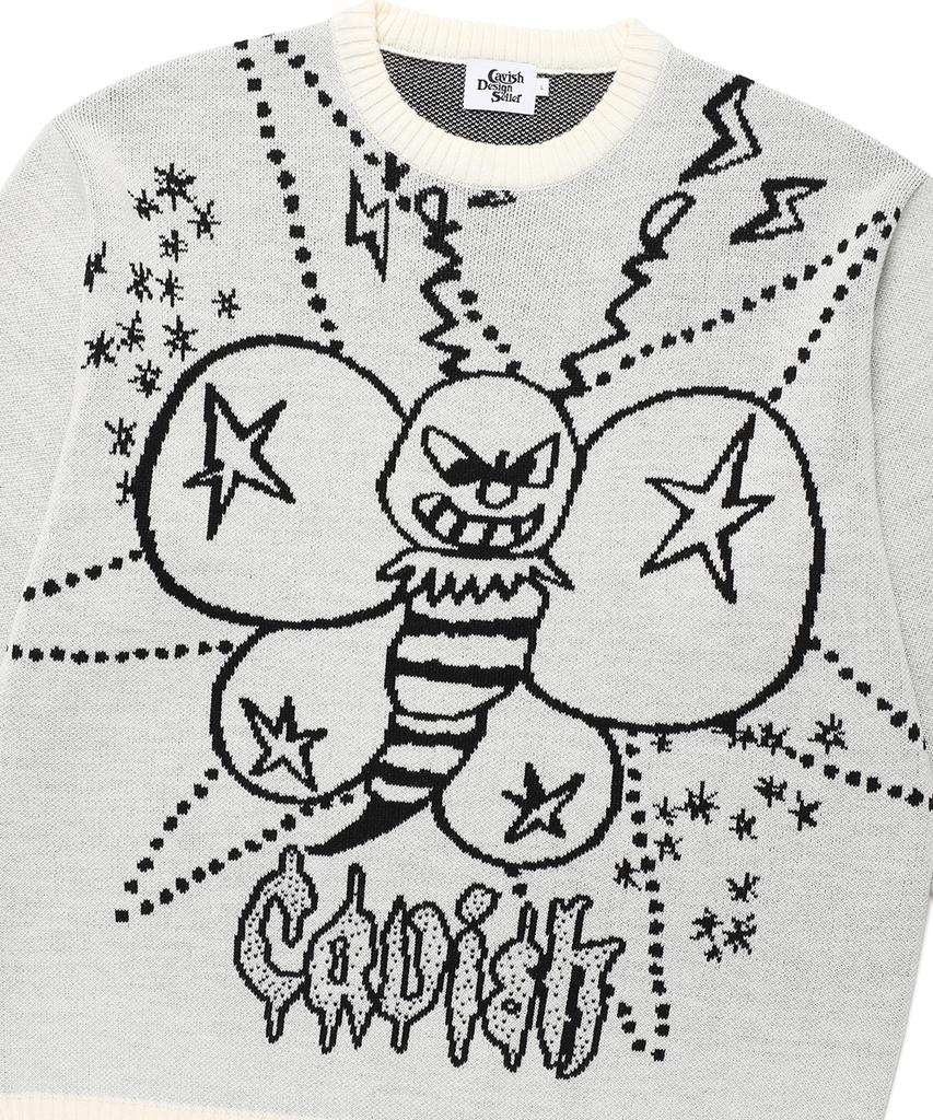 CAVISH Honey Bee Knit Sweater Ivory(Cv2Fsuk600A)