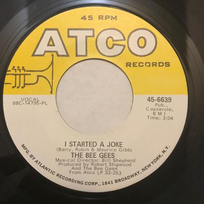 7-Zoll Schallplatte BEE GEES - I Started A Joke 68C14795PL ATCO Records 1968 US Rock Gebraucht