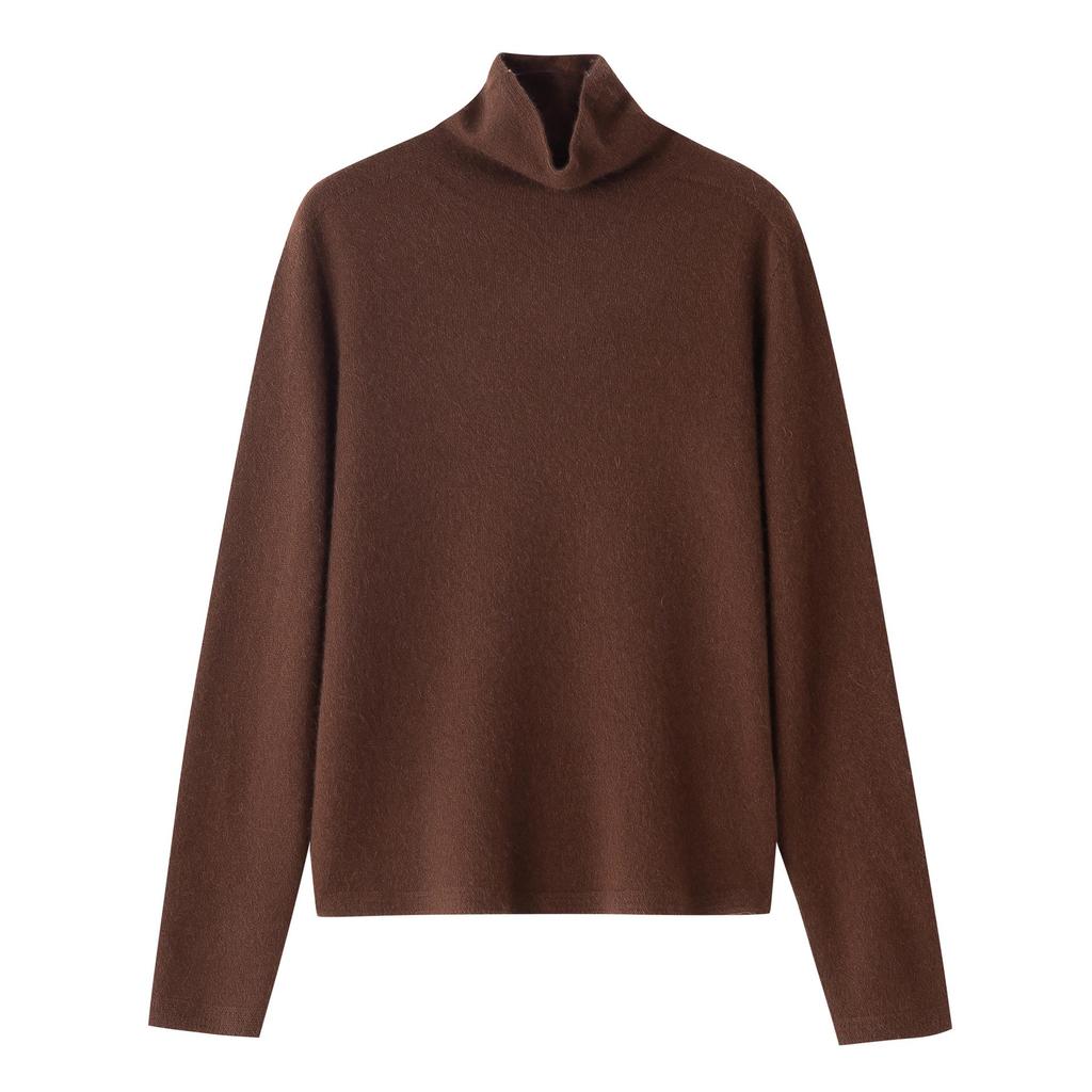 LF25009 First-line Seamless Wool High Neck Slim-Fit Knit Sweater