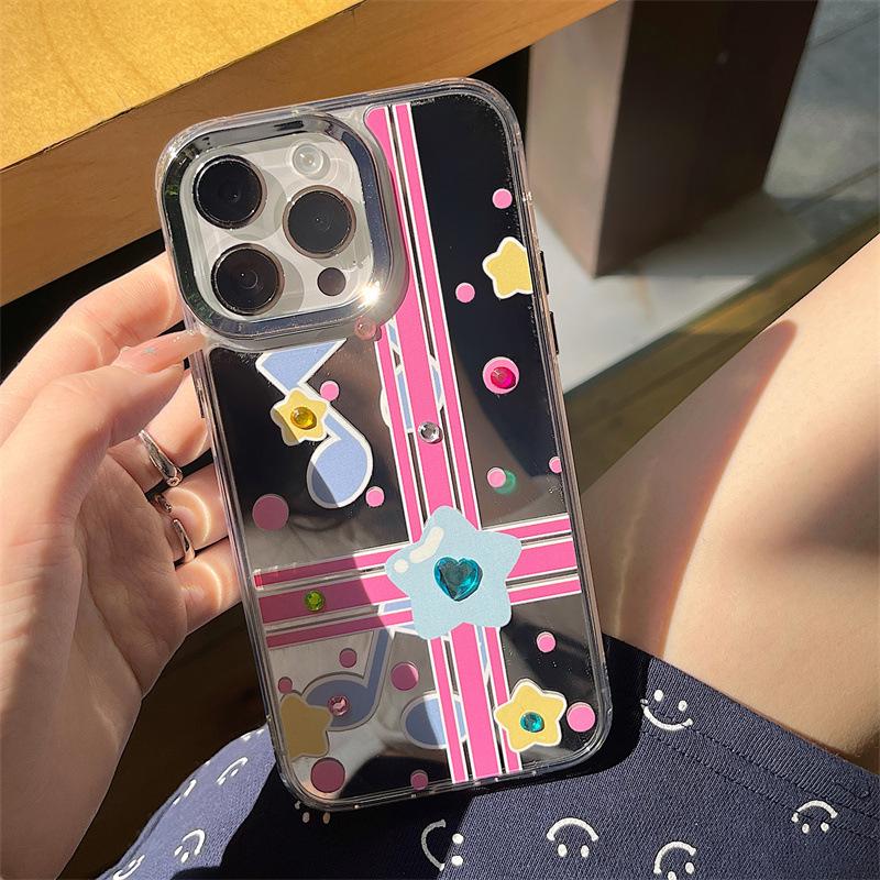 Zhitai iPhone Case: Compatible with 13 Pro, 14, 15, 16; Features: Three-in-One Mirror & Bracelet, Fits Apple Models 12 and 78.