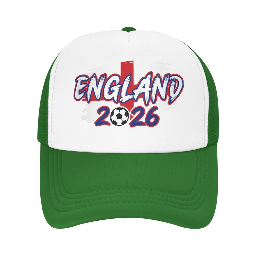 England Football Match  Mesh Baseball Caps Unisex Trucker Worker Cap Usa Canada Mexico Soccer Dad Hat Summer Trucker Hat