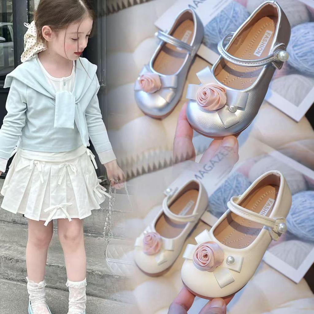 New 2026 Spring/Autumn Girls' Mary Jane Leather Princess Shoes - Children's Formal & Casual Wear