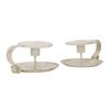 2pcs Iron Iron Candle Holder Antique Candlestick Holder Ceramic Candle Holders  Tabletop Display