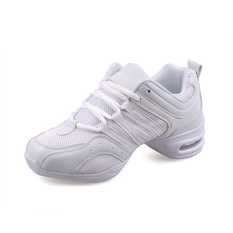 Unisex Breathable Mesh Dance Shoes with Soft Sole for Fitness, Aerobics, and Jazz.