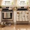 Ruffled Trim Oven Curtains Handmade Kitchen Oven Curtains New Stove Curtains  Rustic Kitchen