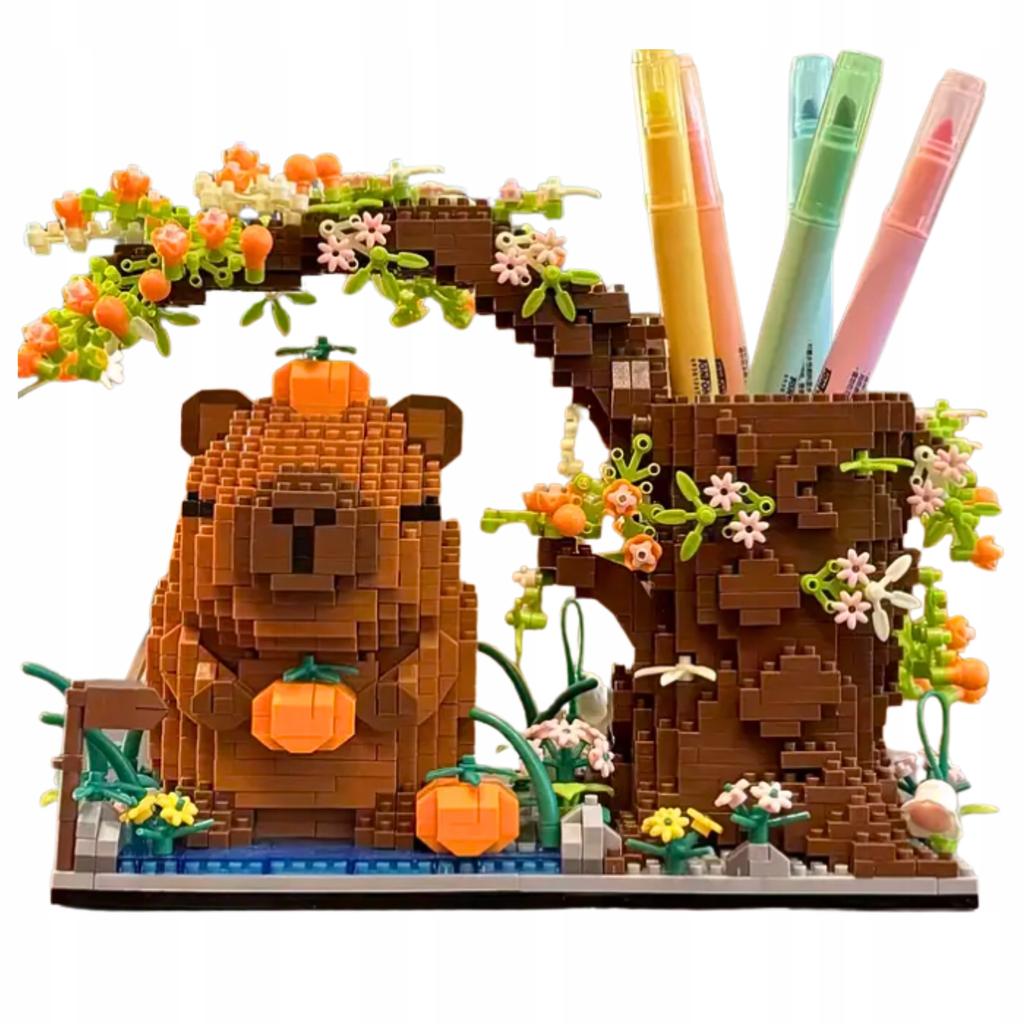 Capybara Construction Blocks Building Set For Tools Figure 1880 Pcs