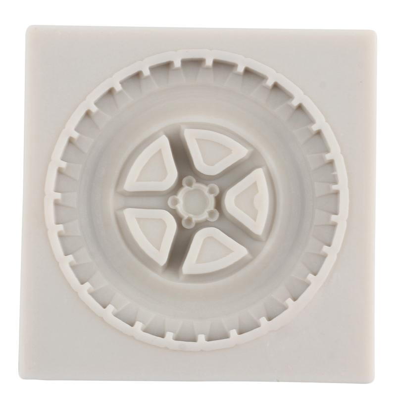 

3D круглая форма для помадки, колеса грузовика, силиконовые формы для украшения торта из сахара, топпер для кексов, шоколадные конфеты, жевательная паста, форма для полимерной глины синий