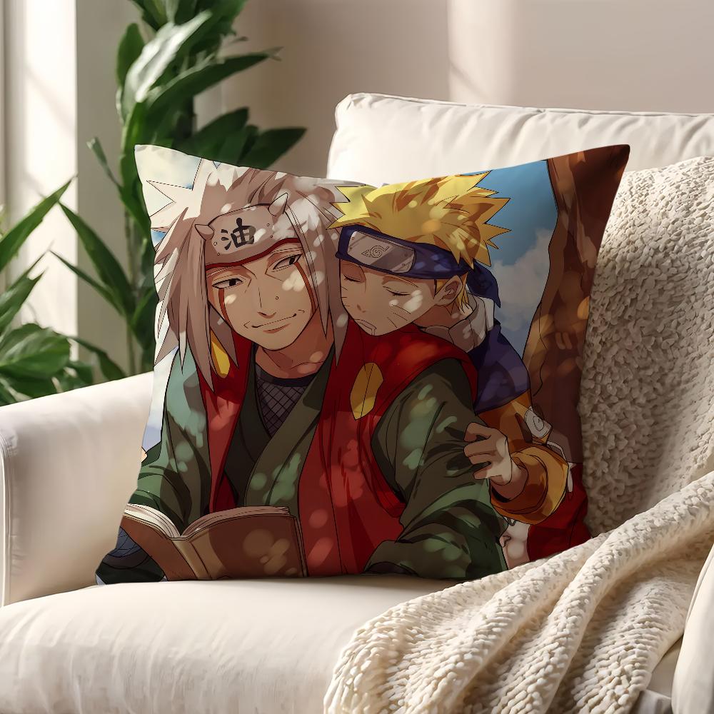 NNaruto Anime cushion cover For Pillow Printing Sofa Decoration Home Car Room Coffee Shop Office Nordic Simplicity
