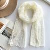 Retro Women's Lace Scarf Elegant Silk Headband Casual Female Headscarf