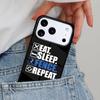 Eat Sleep Fencing Heartbeat Phone Case for iPhone 16e 15 14 13 12 17 Pro Max Plus Air 17pro Cover Coque