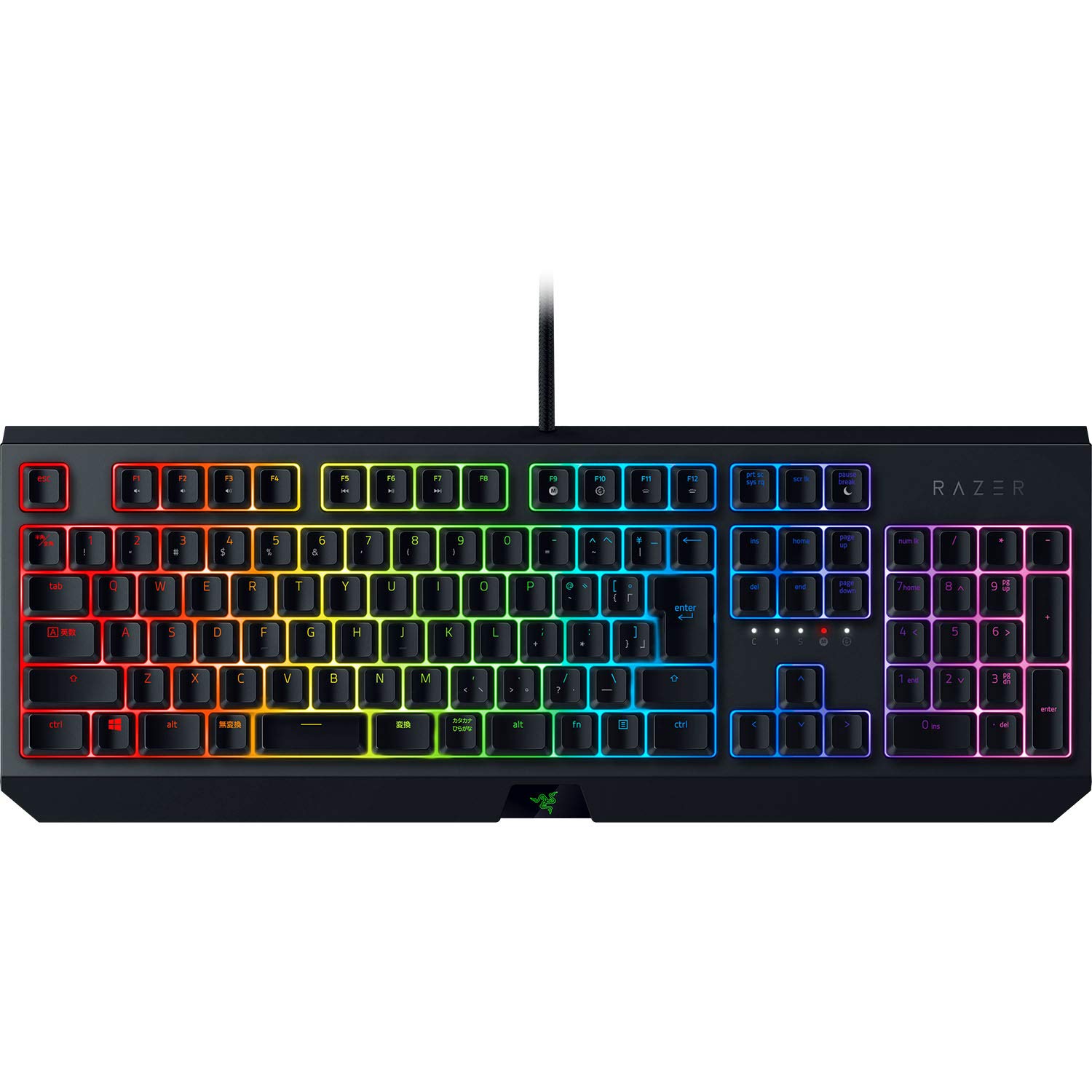 

Razer Blackwidow JP Green Switch Mechanical Gaming Keyboard Japanese Layout [Japanese Authorized Distributor Guaranteed Product] RZ03-02860800-R3J1