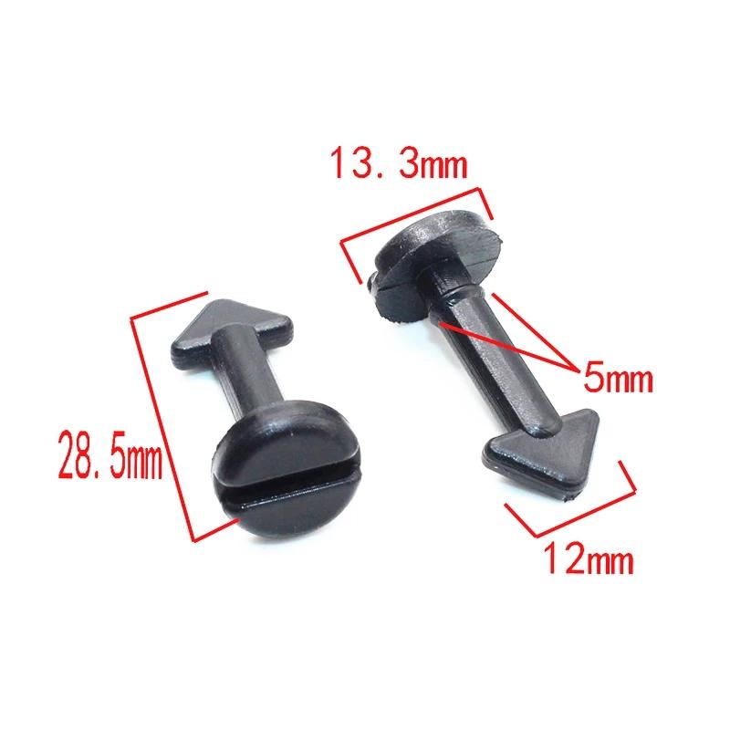 10Pcs Car Engine Trim Plate Screw Plastic Fastener For Citroen Picasso Peugeot 307 Rivet Clip