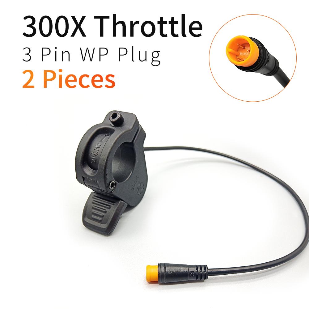 Ebike Thumb Throttle WUXING 300X Right/Left Hand Throttle for 24V 36V 48V 72V Electric Bicycle Accelerator Throttles 2
