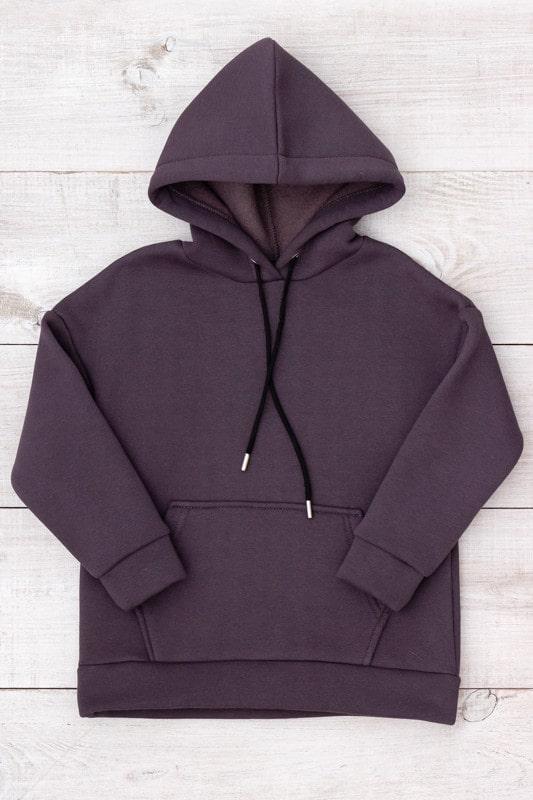 Kapuzenpullover (Mädchen) – Einfarbig, Fleecegefüttert, Lässig & Warm, Winter 6394-025-5 HC