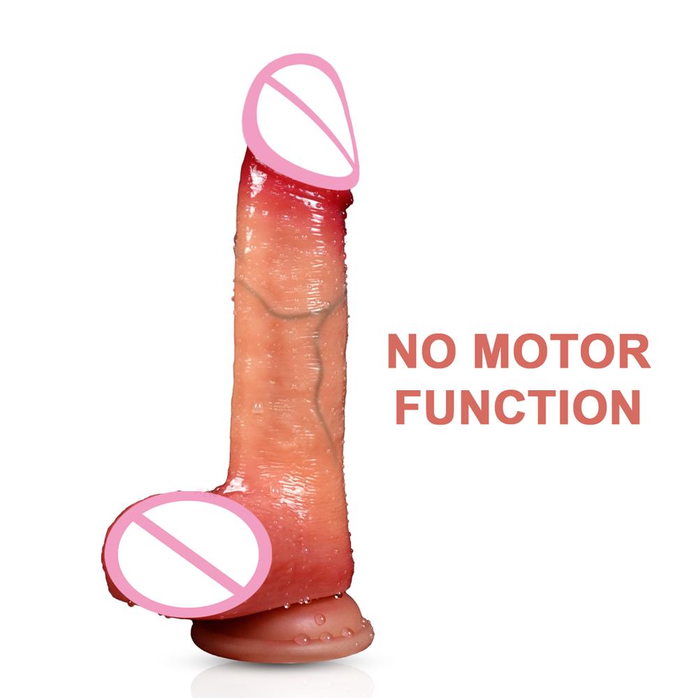 Remote Control Realistic Thrusting Dildo for Women Liquid Silicone Anal Big Penis With Suction Cup Skin Feeling Vibrator Sex Toy