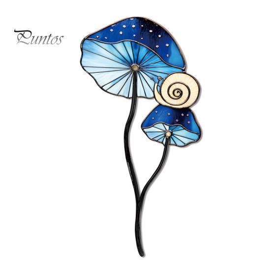 Colorful Yard Stakes Planter Insert Stake, Double-Sided, Flower Pot Decor Metal Art Ornaments Insect Animal Stake for Plant Pots Bed Decoration