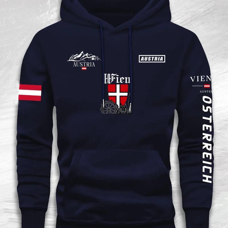 Neues mehrfarbig gemustertes lockeres Herren-Kapuzensweatshirt, lässige Partner-Hoodies, grundlegende Alltagskleidung L gray