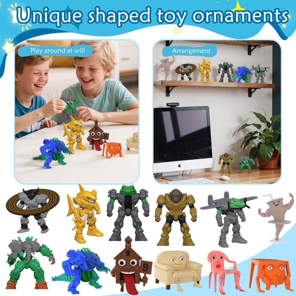 Anime Toy Dolls Are Suitable For Gift Table Decorations For Little Boys