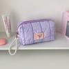 Travel Toiletry Bag Cotton Pearl Handle Cosmetic Bag Makeup Storage Bag Soft For Suitcase Travel Purse