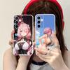 Wuthering Waves Taoqi Mobile Phone Case for Samsung Galaxy S25 S24 S23 S22 S21Plus FE Ultra Clear Colorful Cover Pretty Luxury