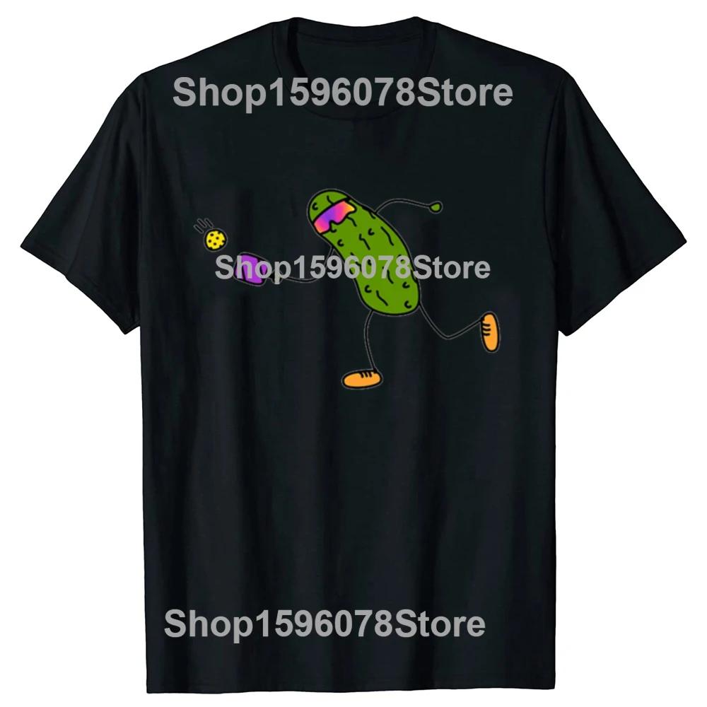 Funny Real Men Stay Out of The Kitchen Pickleball Graphic T Shirts Cotton Humor Streetwear Tee Shirt Short Sleeve Loose Clothing