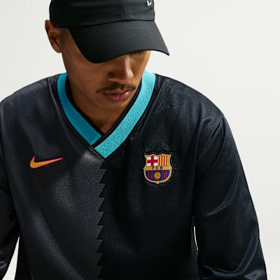 Men's Nike Dri-FIT Soccer Jerseys Men's Black/Charcoal Gray/Gray Green/University Gold