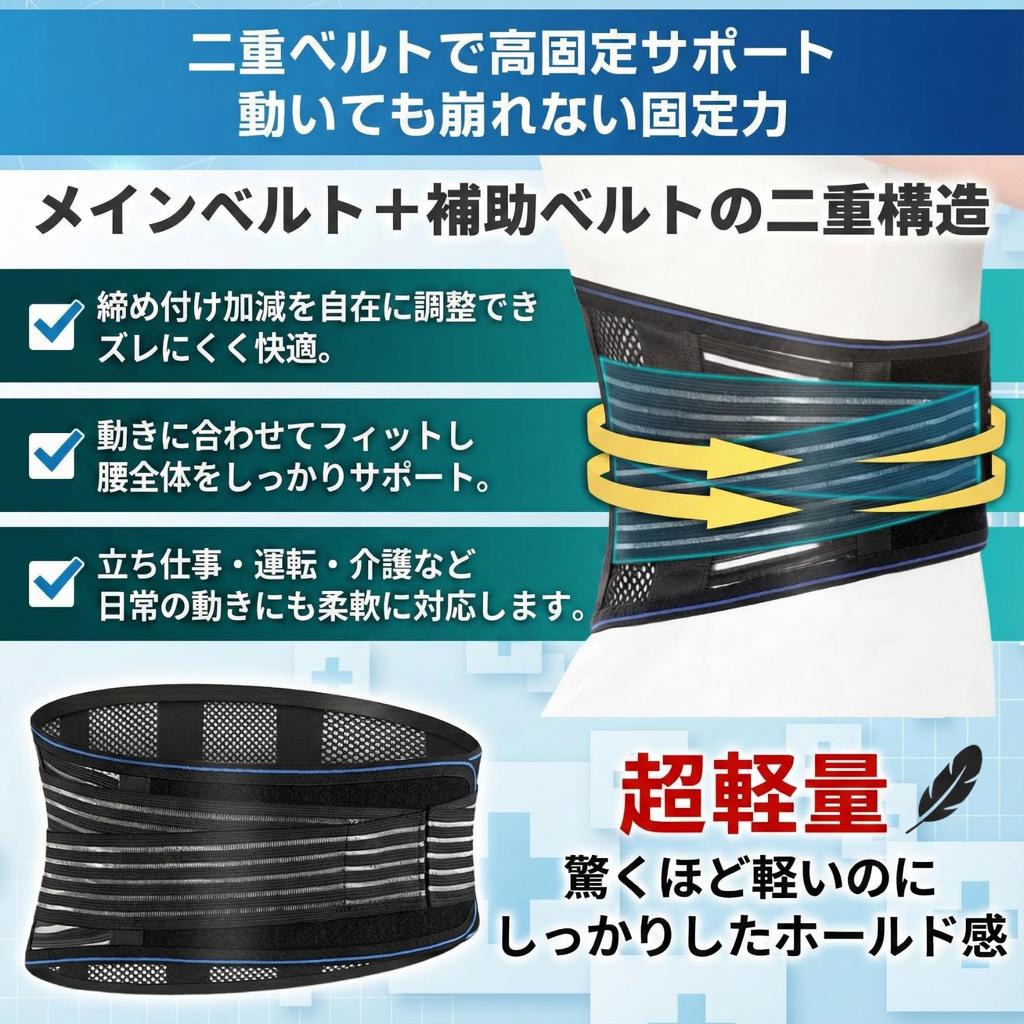 Novo Design x Malha Fresca Suporte para Dor na Região Lombar Baixa e Pélvica Air Fit Hastes Duplas na Lombar Baixa e Pélvis Fácil de Vestir e Tirar Unissex