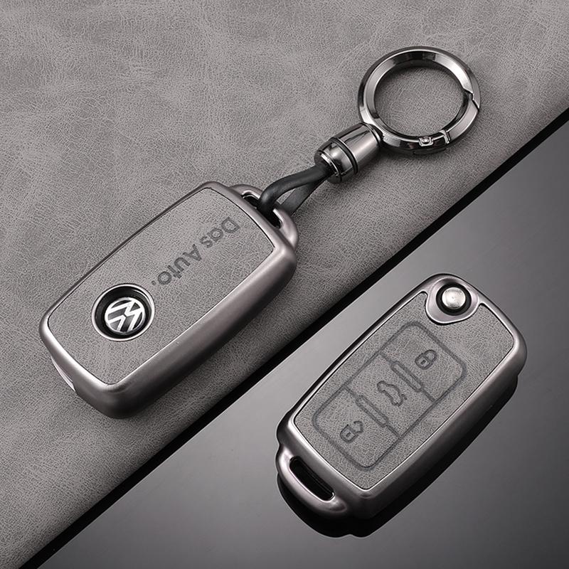 Pentru VOLKSWAGEN VW Carcasă Cover Shell din Piele pentru Cheie Auto Remote Pentru Volkswagen VW Polo Golf Passat Tiguan Beetle Caddy T5 Up Eos Keych