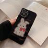 Cotton Rabbit 13 Suitable for Iphone16 IPhone Case 11 Bracket 12 Silicone Soft Sleeve 1315promax