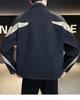 Men's Trendy Stand Collar Patchwork Jacket - 2025 Spring/Autumn Fashion, Loose, Versatile, Windproof.