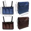 Portable Wheelchair Armrest Storage Bag Multi-pocket Seat Armrest Side Storage Pocket  Home Storage
