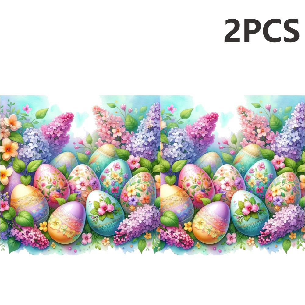 

2PC 5D DIY Full Round Drill Diamond Painting 2025 Easter Kit 30x30cm Household Decor Art HandCraft Deco for Bedroom Living Room
