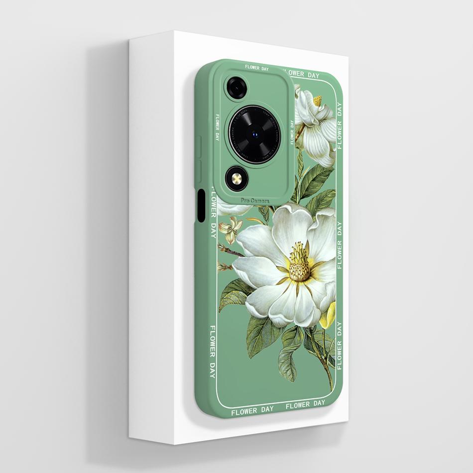 Case For Huawei Nova Y72 Cute Design Phone Cover Camera Protector Soft Liquid Silicone Funda Models MGA-LX3 Protective Bumper