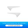 Heenvn ABS Carbon Pattern Side Camera Cover For Tesla Model 3 Highland Model Y Juniper 2025 2026 ABS Leaf Board Sticker Exterior