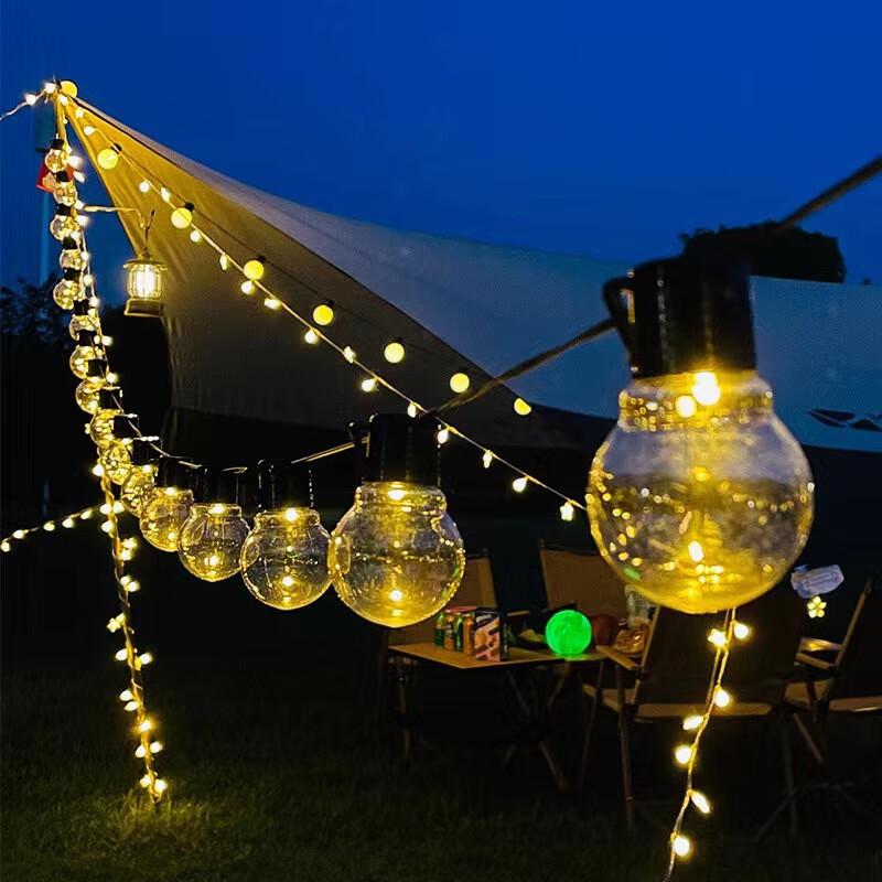 Outdoor USB LED Ball String Ambiance Lights