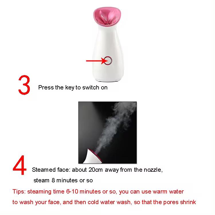 Cross-border Nano Mist Facial Steamer: Hydrating Hot Steam Beauty Device for Home Use