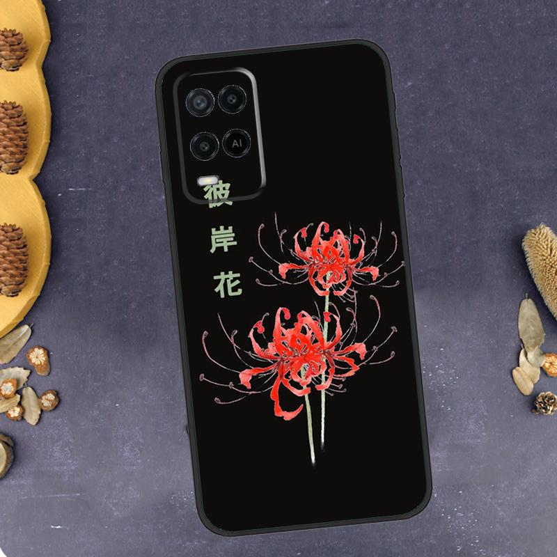 Lycoris radiata Phone Case For Oppo A40 A60 A80 A78 A98 A18 A38 A58 A74 A94 A54 A16 A76 A96 A15 A17 A77 A57S